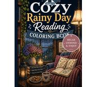 Cozy Rainy Day Reading Coloring Book: Rainy Windows, Warm Drinks & Peaceful Indoor Reading Scenes for Adults and Teens (Cozy Reading Coloring Series)