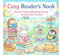 Cozy Reader’s Nook: Kawaii Animal Reading Scenes to Color & Unwind