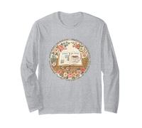 Cozy Reading Book Lover Aesthetic | Lindo Bibliotecario de Ratones de Biblioteca Manga Larga