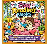 Cozy Reading Nooks: Bold & Easy Coloring Book of Dreamy Book Corners, Soft Life Vibes, and Aesthetic Girls Lost in Stories