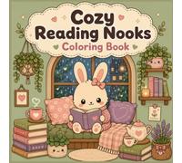 Cozy Reading Nooks Coloring Book: A Cute and Comfy Kawaii Coloring Book for Adults and Teens Featuring Adorable Animal Characters in Cozy Reading Spaces for Relaxation (Little Cozy Moments)