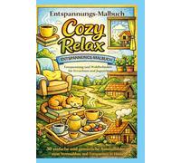 Cozy Relax Malbuch: 30 einfache und gemütliche Ausmalbilder zum Entspannen und Stressabbau für Erwachsene und Jugendliche
