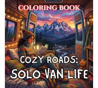Cozy Roads | Solo Van Life Coloring Book: 50 Peaceful Camper Scenes of Quiet Adventures, Mindful Living & Cozy Moments on the Open Road (Cozy Roads: A Van Life Coloring Series)