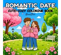 Cozy Romantic Date Coloring Book: Adorable Couples, Cozy Love Scenes & Sweet Romantic Moments: Fun, Relaxing & Stress Relief Coloring Pages for Teens ... for Girls & Couples (Color Your Cozy World)