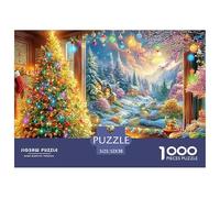 Cozy Room with Glowing Christmas Tree Puzzle De 1000 Piezas Estilo Navideño Perfecto Regalo para Niños, Niñas, Hombres Y Mujeres 52x38cm/1000pcs