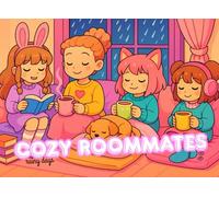Cozy Roomates: Rainy days: Coloring Book for Adults and Teens with Easy and Simple Designs for Relaxation