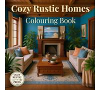 Cozy Rustic Homes Colouring Book: Rustic Kitchens, Bathrooms & Home Interiors for Adults