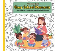 Cozy School Moments: A Relaxing Coloring Book of School Life