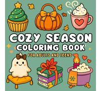 Cozy Season Coloring Book: Cute Fall Illustrations for Adults and Teens | Simple Girly Designs (Cozy Seasonal Collection)