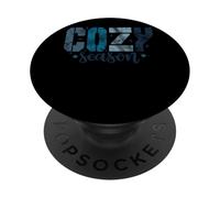 Cozy Season Winter Snowflake Spirit PopSockets PopGrip Adhesivo