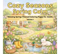 Cozy Seasons: Spring Calm: Relaxing Spring-Themed Coloring Pages for Adults
