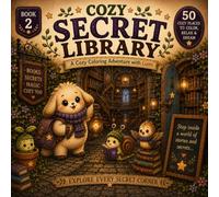 Cozy Secret Library: A Cozy Coloring Adventure with Lumi - 50 Cozy Places to Color, Relax & Dream (Cozy Hidden Places)