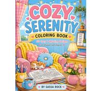 Cozy Serenity Coloring Book: A Relaxing Coloring Book for Adults and Peaceful Nature Scenes, Cozy Corners, Calming Landscapes, and Serene Spaces For All Ages
