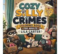 Cozy Silly Crimes: A Cozy Mystery Coloring Book for Adults - Funny & Relaxing Crime Scenes to Color for Stress Relief and Mindfulness