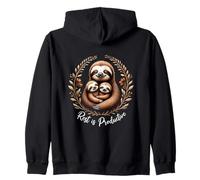 Cozy Sloth Family Rest es un diseño productivo Sudadera con Capucha