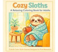 Cozy Sloths: A Relaxing Coloring Book for Adults