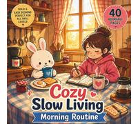 Cozy Slow Living: Morning Routine: 40 Adorable Coloring Pages with Cute Animals and Calm Human Activities, Warm Home Settings and Gentle Everyday ... Teens & Kids (Cozy Slow Living Series)