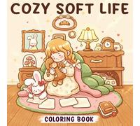 Cozy Soft Life Coloring Book: Cute Self-Care Coloring Pages Featuring Kawaii Girl and Adorable Animal Friends in Cozy & Whimsical Moments Illustrations for All Ages Relaxation