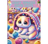 Cozy Spaces Cute Cats Coloring Book: Adorable and Fun Coloring Pages with Cute Kittens in Cozy Scenes for Kids Ages 3-8