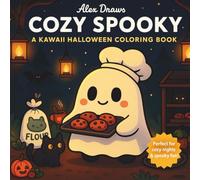 Cozy Spooky: Coloring Book for Teens and Adults Featuring Adorable Ghosts, Pumpkins, Cats & Cozy Fall Vibes in Kawaii Halloween Scenes for Stress Relief, Creativity & Relaxation