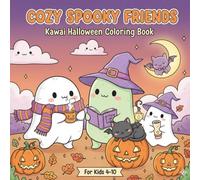 Cozy Spooky Friends: Cute & Adorable Halloween Coloring Book