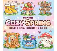 Cozy Spring: Bold & Easy Coloring Book