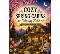 Cozy Spring Cabins Coloring Book: 30 Relaxing Cabin Escapes with Blooming Gardens, Peaceful Nature Scenes & Cozy Spring Retreats (Cozy Cabins)