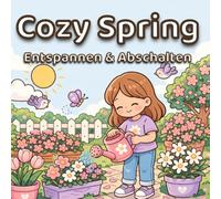 Cozy Spring Malbuch für Erwachsene & Teenager: Entspannen & Abschalten mit süßen Frühlingsmotiven, Blumen, Natur & Hygge Vibes ,Gemütliches Frühlings (Cozy malbuch)