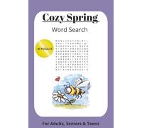 Cozy Spring Word Search For Adults, Seniors & Teens