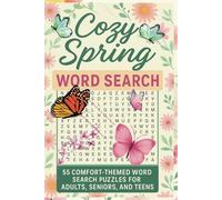 Cozy Spring Word Search Puzze Book Themed: 55 Comfort-Themed Word Search Puzzles for Adults, Seniors, and Teens