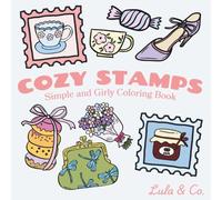 Cozy Stamps: Simple and Girly Coloring Book