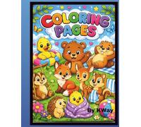 Cozy Summer Animal Coloring Pages for Kids Ages 3-6: Cute Woodland Friends, Easy & Fun Preschool Coloring Book: 30 Simple Summer-Themed Coloring Pages ... Swings, Blankets, and Outdoor Adventures