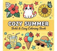 COZY SUMMER: Bold & Easy Coloring Book