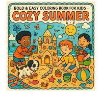 COZY SUMMER BOLD & EASY COLORING BOOK FOR KIDS