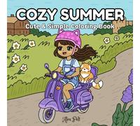 Cozy Summer: Cute & Simple Coloring Book