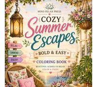 Cozy Summer Escapes Coloring Book: Charming Summer Scenes for Stress Relief & Relaxation (Cozy Moments)