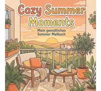 Cozy Summer Moments - Mein gemütliches Sommer Malbuch: 40 detailreiche Ausmalbilder mit entspannten Sommer-Szenen zum Abschalten und Wohlfühlen für ... (Frühling, Sommer, Herbst, Winter))