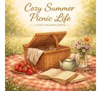 Cozy Summer Picnic Life Coloring Book for Adults: 30 Bold and Easy Picnic Scenes with Wildflowers, Wicker Baskets, Lemonade, and Countryside Charm for Relaxation and Slow Living