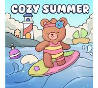 Cozy Summer Vibes: A Bold & Easy Summer Adventures Coloring Book for Adults and Teens | Fun and Relaxing Designs for Stress Relief