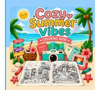 Cozy Summer Vibes Coloring Book: A Cute and Relaxing Summer Coloring Book for Kids Filled with Fun Beach and Outdoor Adventures (Cozy Summer Vibes Series)