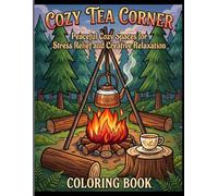 Cozy Tea Corners Coloring Book: 50 Relaxing Tea Nooks, Reading Retreats, Garden Escapes, Mountain Views, and Peaceful Cozy Spaces for Stress Relief and Creative Relaxation