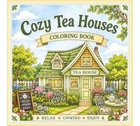 Cozy Tea Houses Coloring Book: Blooming Gardens, Peaceful Afternoon Escapes and Relaxing Cottage Scenes to Color (Cozy Coloring Books)