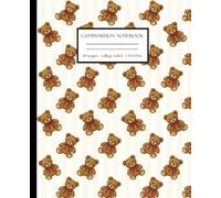 Cozy Teddy Composition Notebook: Embroidered Bear Journal (Violet Meadow)