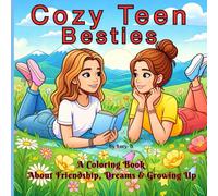Cozy Teen Besties: A Cozy Coloring Book About Friendship, Everyday Life & Growing Up