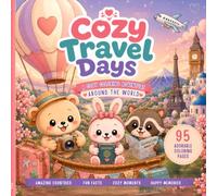 Cozy Travel Days: A Cozy Coloring Adventure Around the World with Cute Animal Friends, Fun Facts and Happy Memories