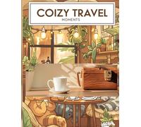 Cozy Travel Moments Coloring Book for Adults: 60 Relaxing Pages of Cute Cozy Travel Scenes, Cafés, Nature & Slow Life Adventures: Stress Relief & ... Vibes, Cute Scenes, and Easy-to-Color Designs