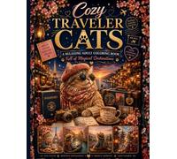 Cozy Traveler Cats: A Relaxing Adult Coloring Book Full of Magical Destinations