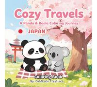 Cozy Travels: A Panda & Koala Coloring Journey: Coloring Book for Kids
