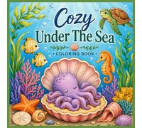 Cozy Under The Sea: A Relaxing Ocean Coloring Book Filled with Peaceful Sea Creatures and Natural Underwater Scenes (Cozy collection)