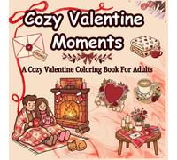 Cozy Valentine Moments: Coloring Book for Adults and Teens Featuring Cute Cozy Valentine Scenes for Relaxation and Stress Relief (Cozy Love Coloring): ... Pages for Relaxation and Stress Relief